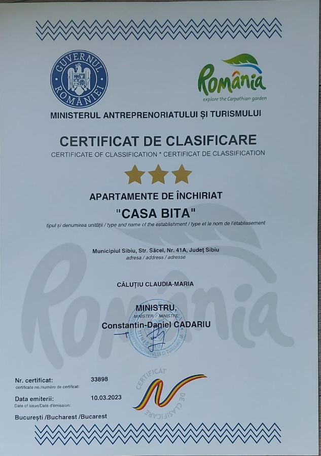 Casa Bita Apartment Сибиу Екстериор снимка